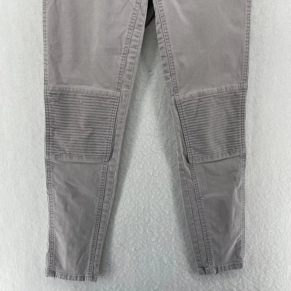 Gap Khakis Pants Women's 28 Beige Skinny Mini Stretch Cropped Jeggings Slim Fit - Picture 7 of 12